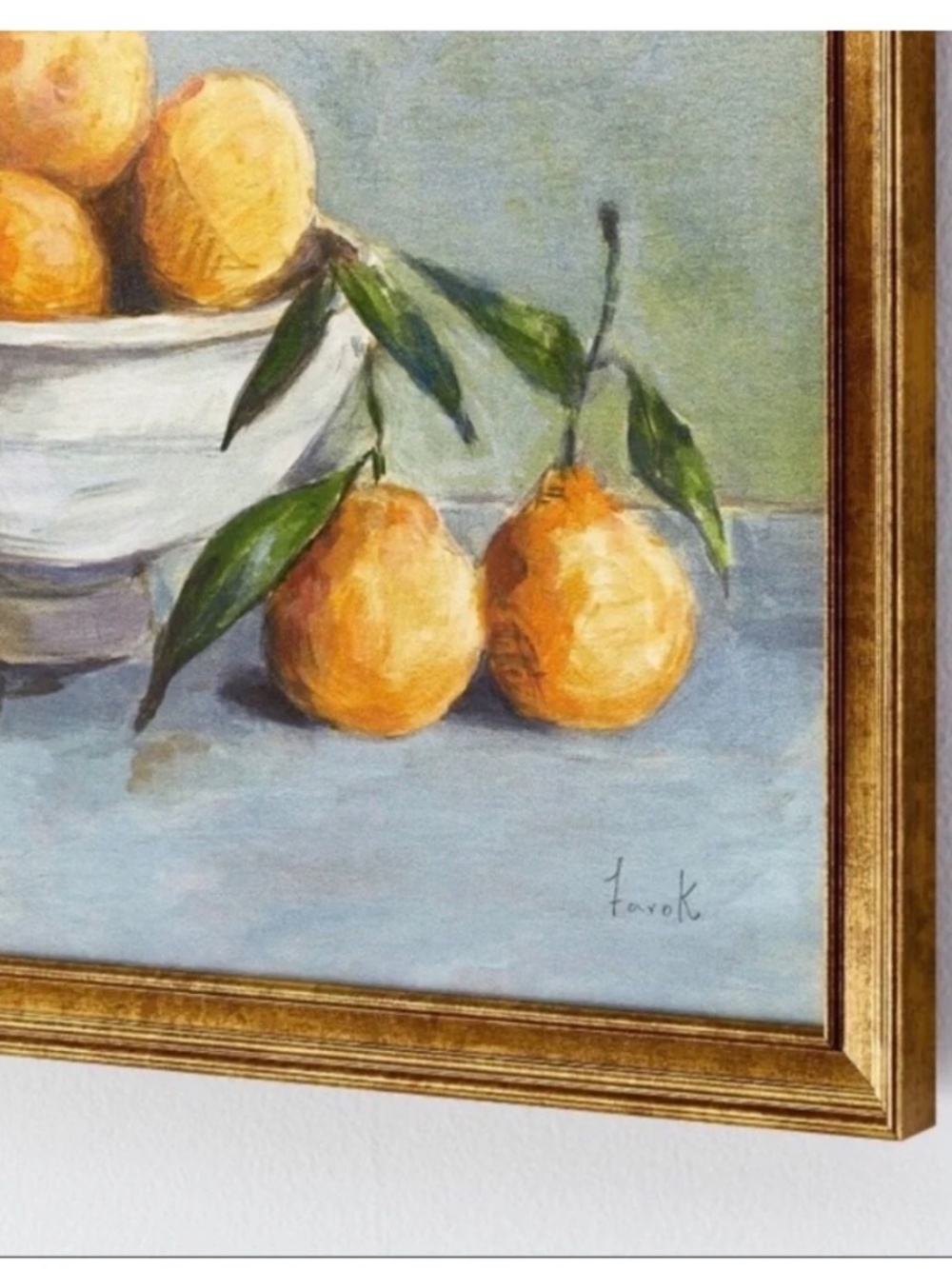 Threshold by Studio McGee 18” x 14” Citrus Harvest Framed Art - Picture 2 of 3